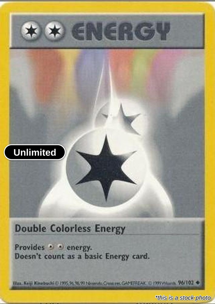 Double Colorless Energy