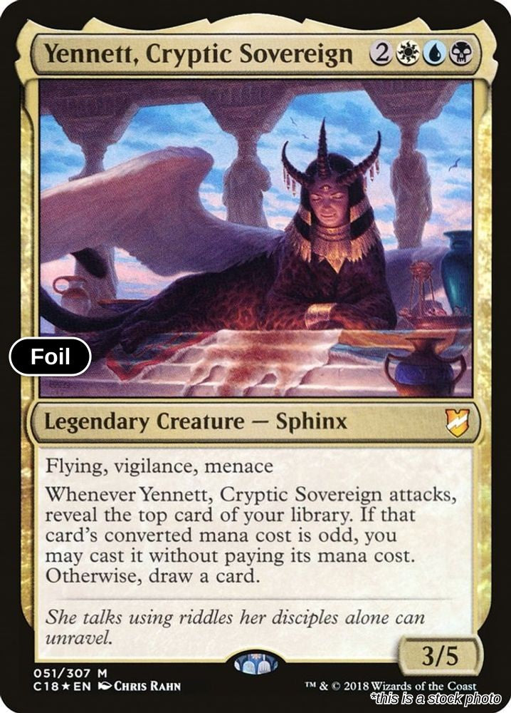 Yennett, Cryptic Sovereign
