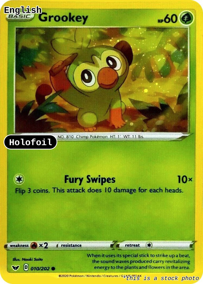 Grookey - 010/202 (Cosmos Holo)