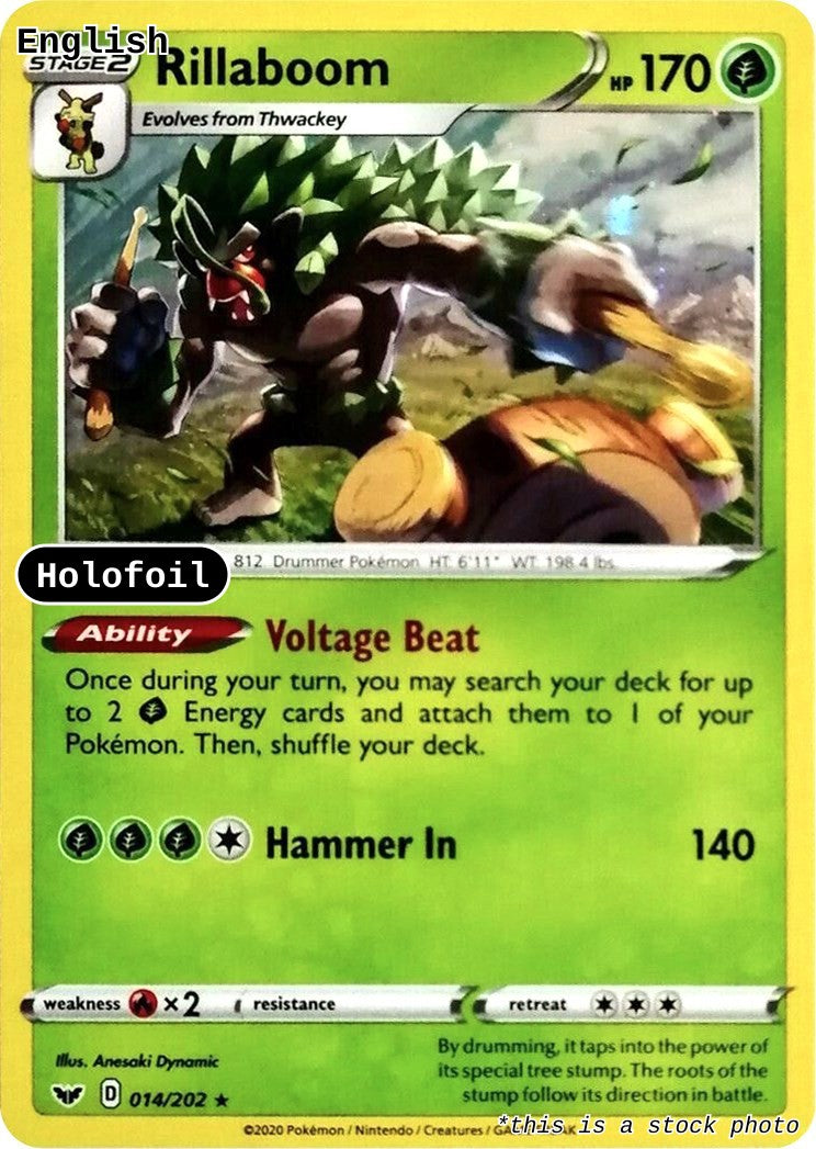 Rillaboom - 014/202 (Cosmos Holo)