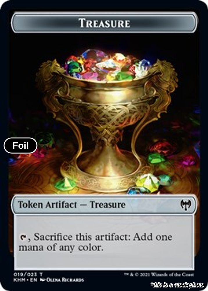 Treasure // Emblem - Tyvar Kell Double-Sided Token