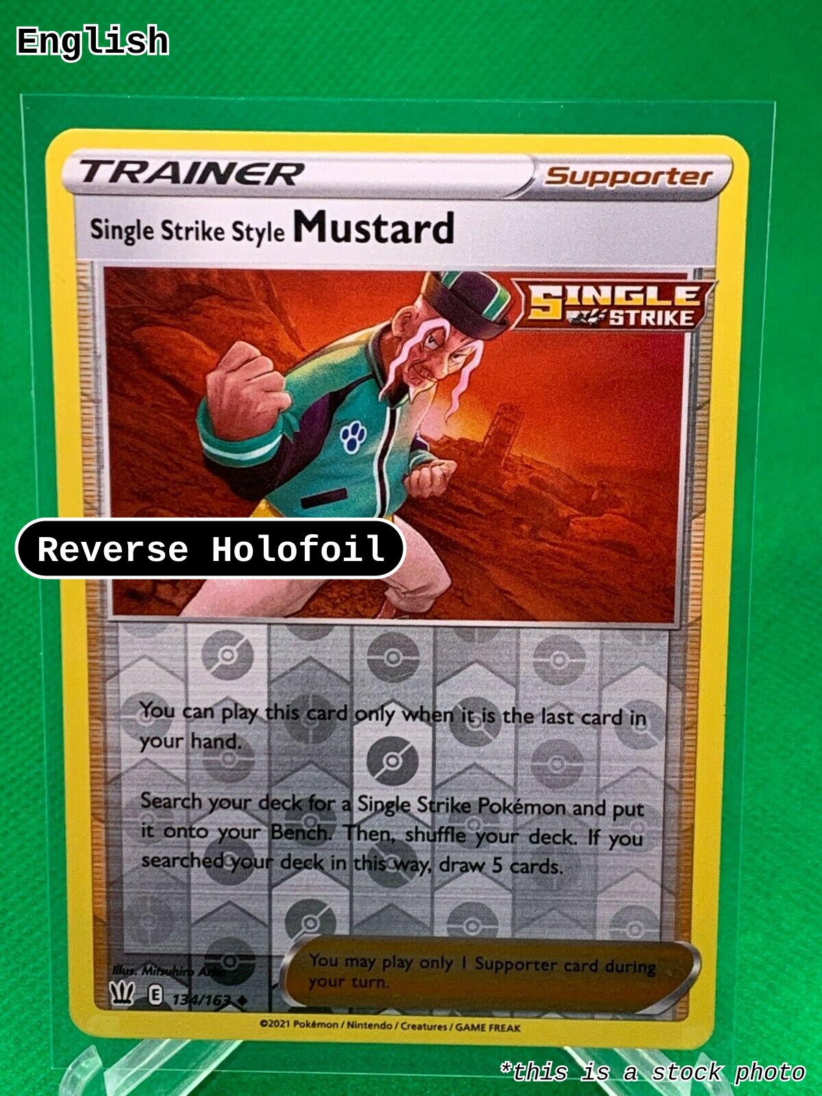 Single Strike Style Mustard