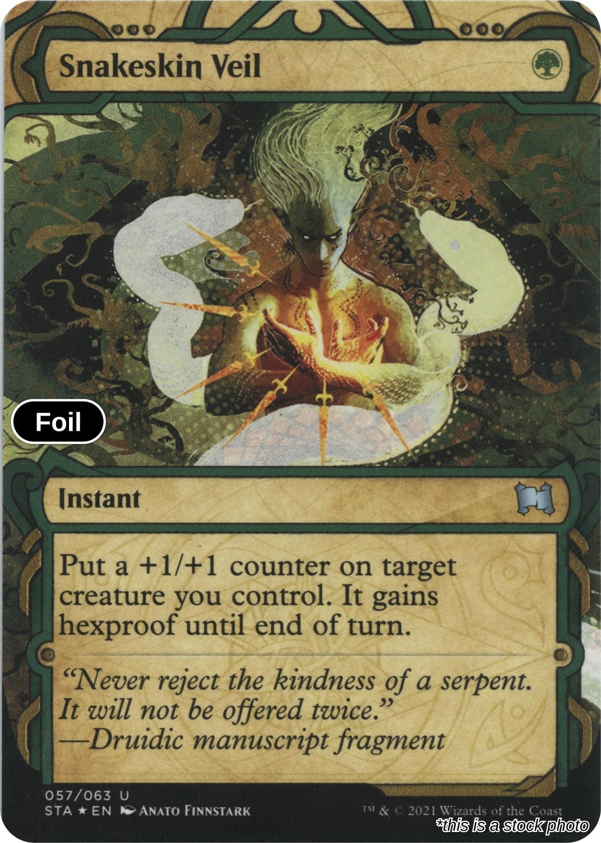 Snakeskin Veil (Foil Etched)