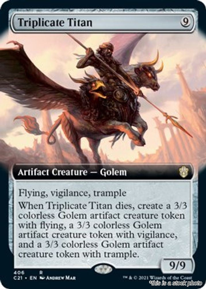 Triplicate Titan (Extended Art)