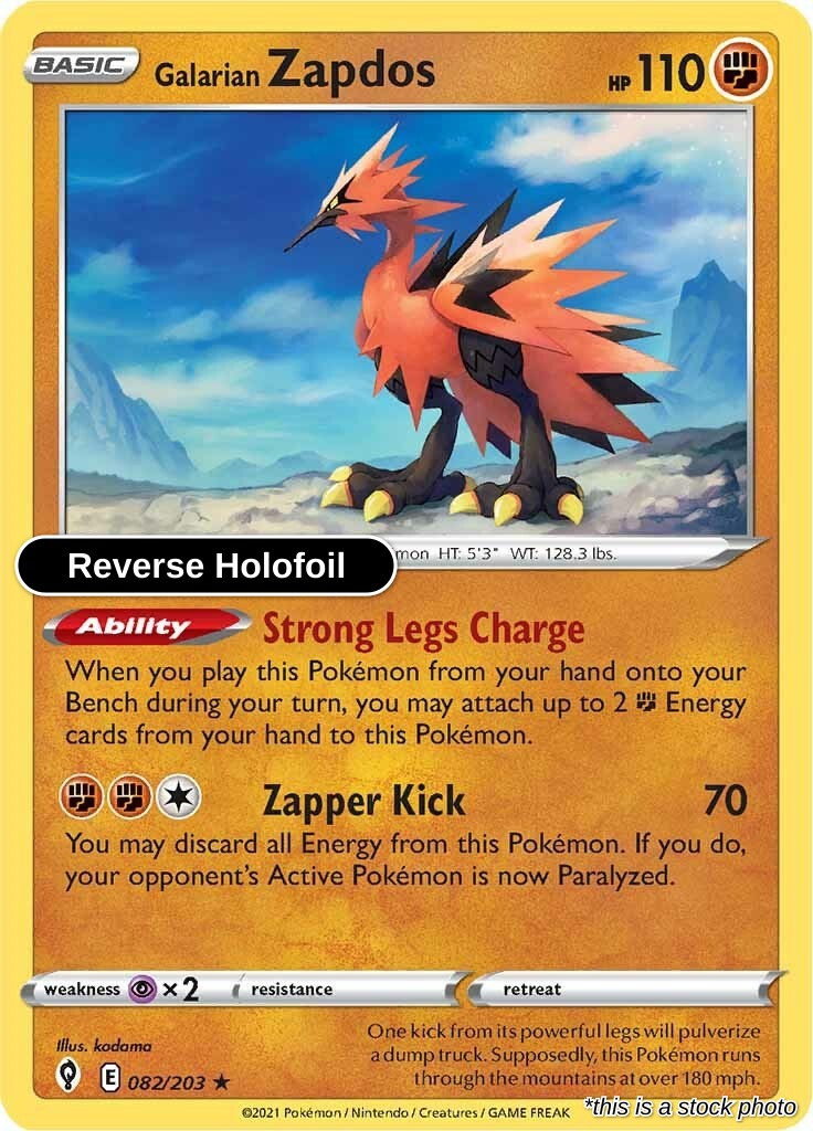 Galarian Zapdos