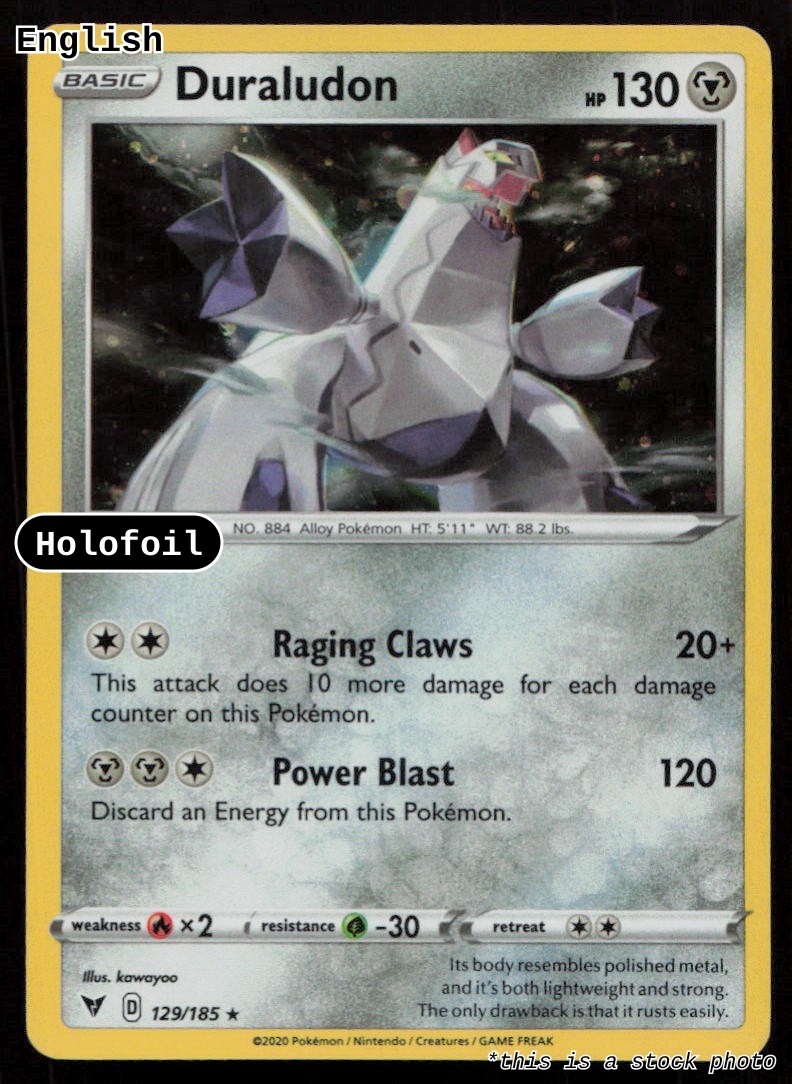 Duraludon - 129/185 (Cosmos Holo)