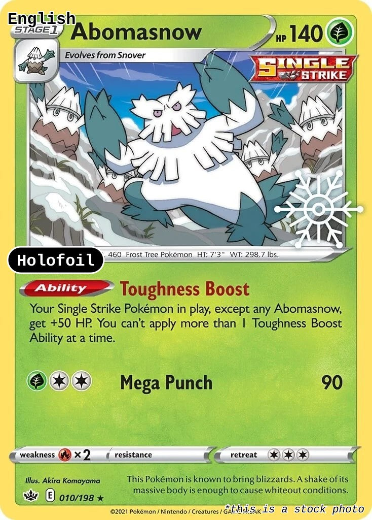 Abomasnow - 010/198 (Holiday Calendar)
