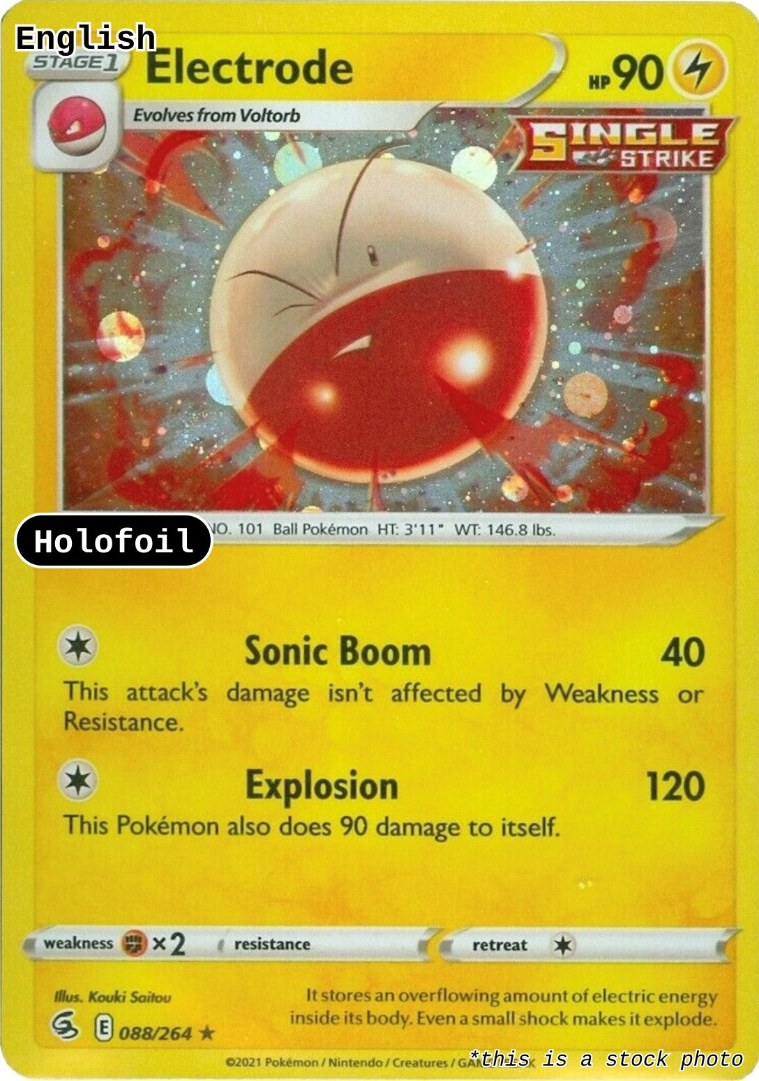 Electrode - 088/264 (Cosmos Holo)