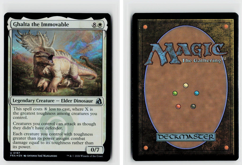 Front + Back scan | Near Mint / MTG-74 / Foil