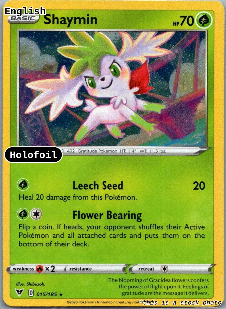 Shaymin - 015/185 (Cosmos Holo)