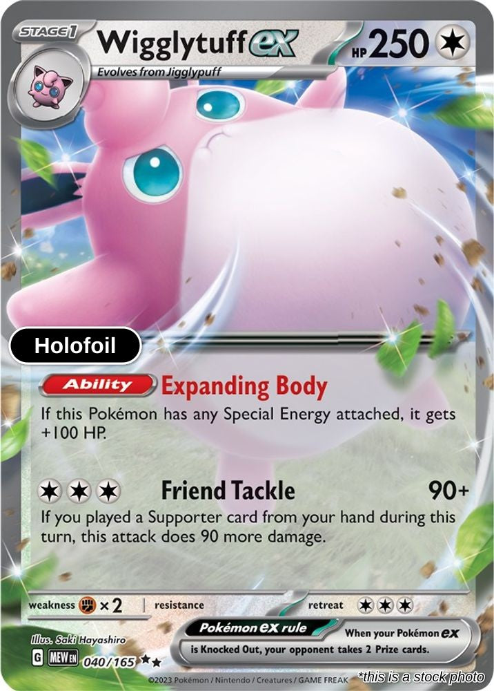 Wigglytuff ex - 040/165