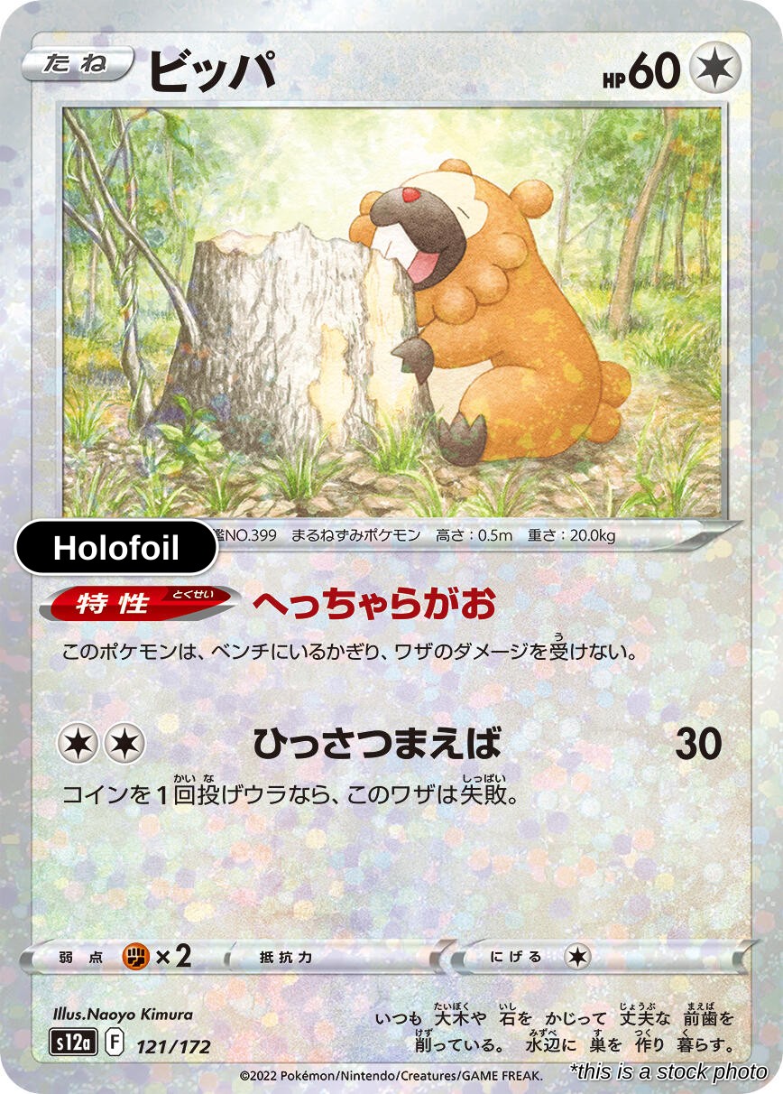 Bidoof - 121/172 (Mirror Holofoil)