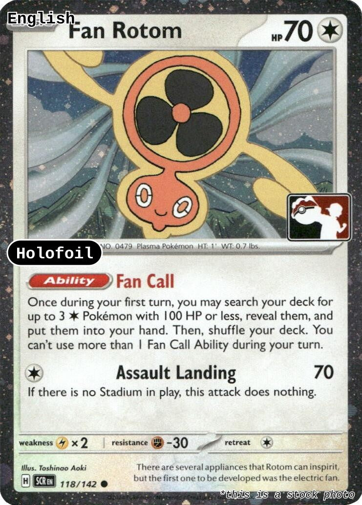 Fan Rotom - 118/142 (Cosmos Holo)