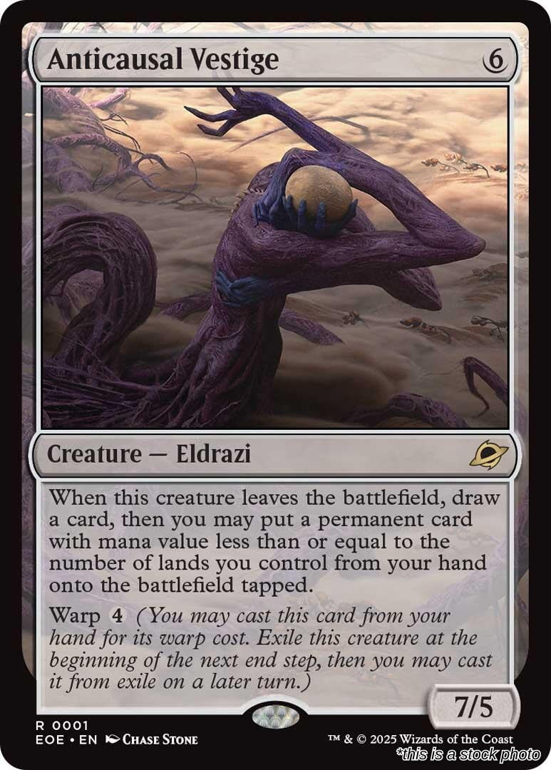 Anticausal Vestige