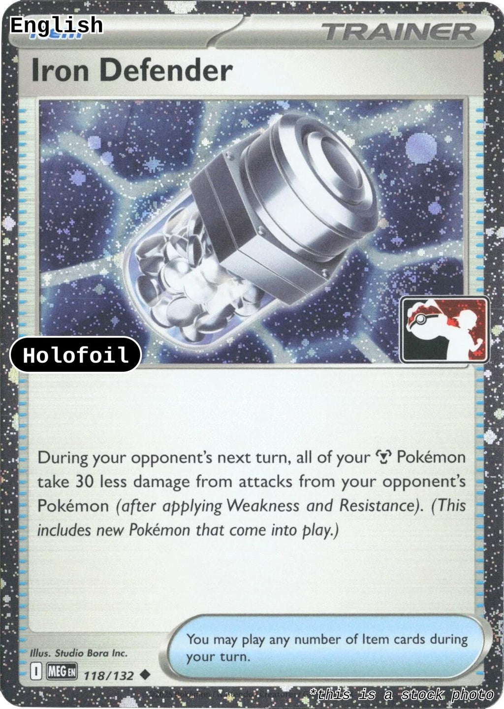 Iron Defender - 118/132 (Cosmos Holo)
