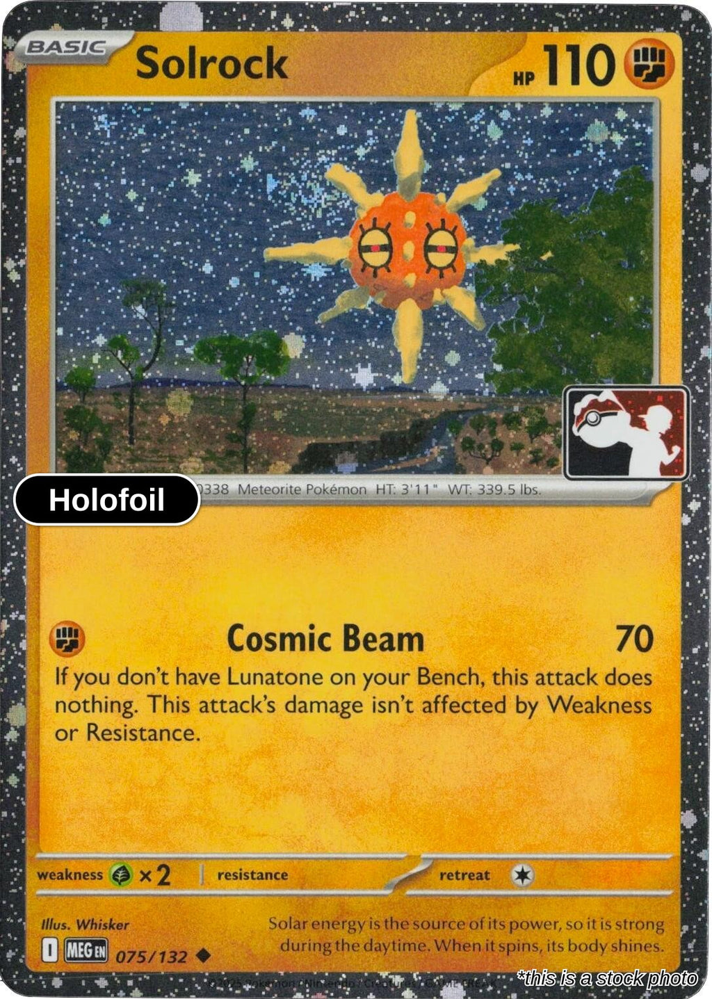 Solrock - 075/132 (Cosmos Holo)
