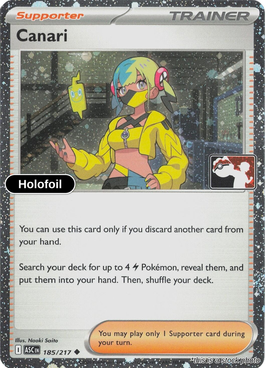 Canari - 185/217 (Cosmos Holo)