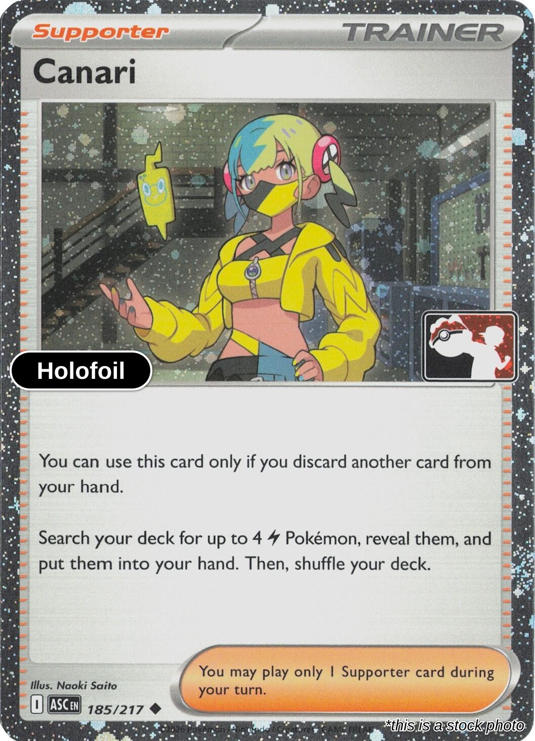 Canari - 185/217 (Cosmos Holo)