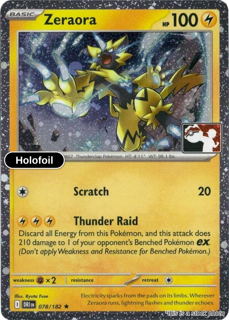 Zeraora - 078/182 (Cosmos Holo)