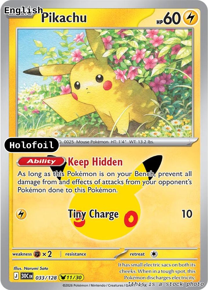 Pikachu - 033/128