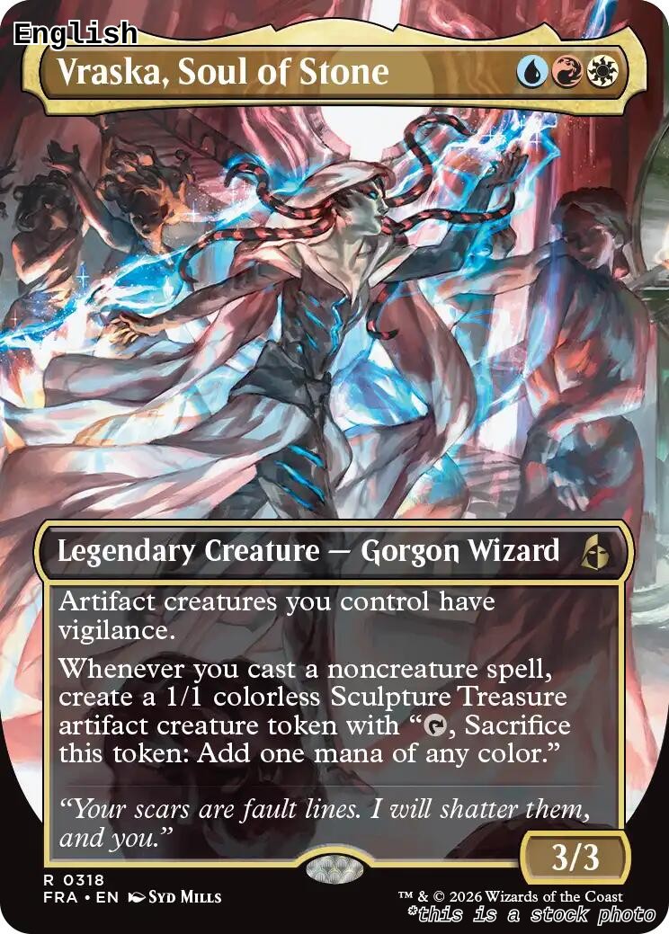 Vraska, Soul of Stone (Borderless)