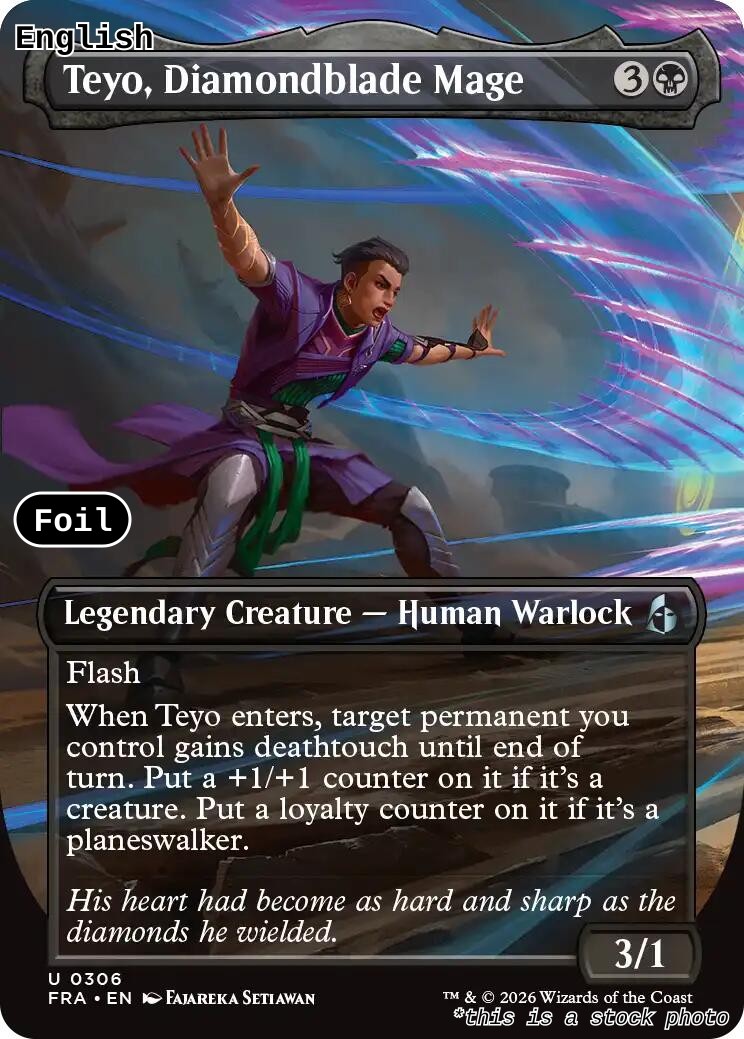 Teyo, Diamondblade Mage (Borderless)