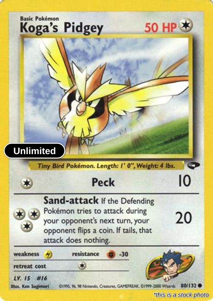 Koga's Pidgey (80)