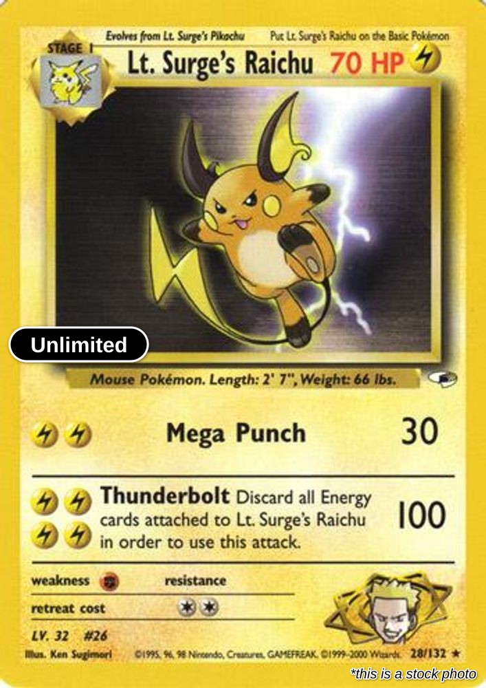 Lt. Surge's Raichu