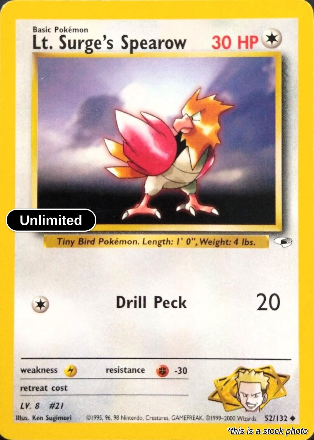 Lt. Surge's Spearow (52)