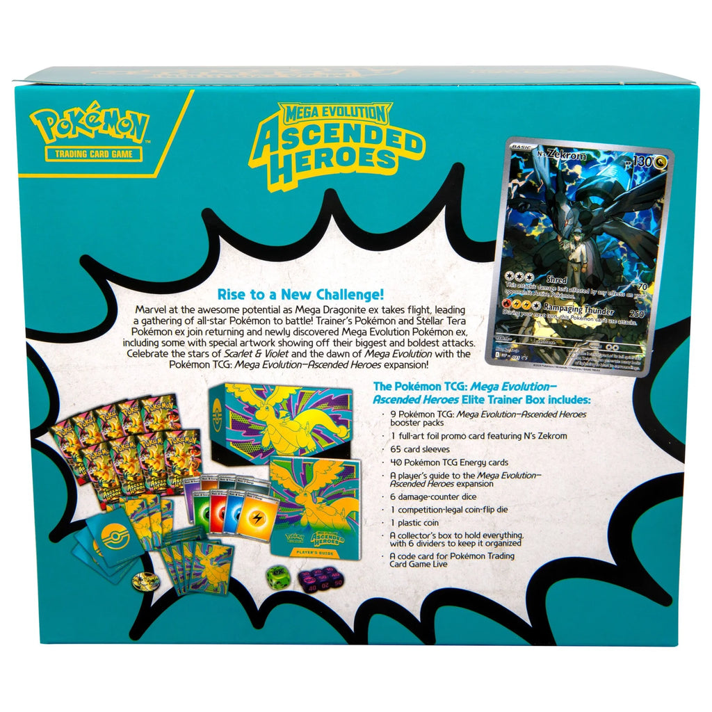 Pokémon Trading Card Game: Mega Evolution Ascended Heroes Elite Trainer Box