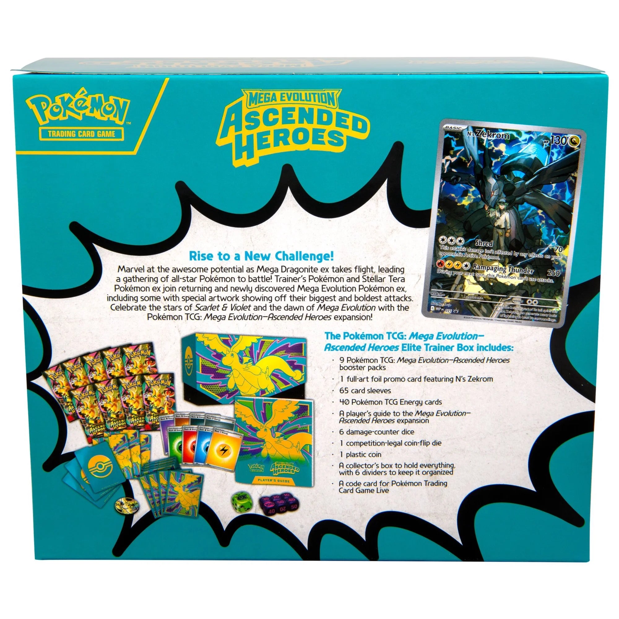 Pokémon Trading Card Game: Mega Evolution Ascended Heroes Elite Trainer Box