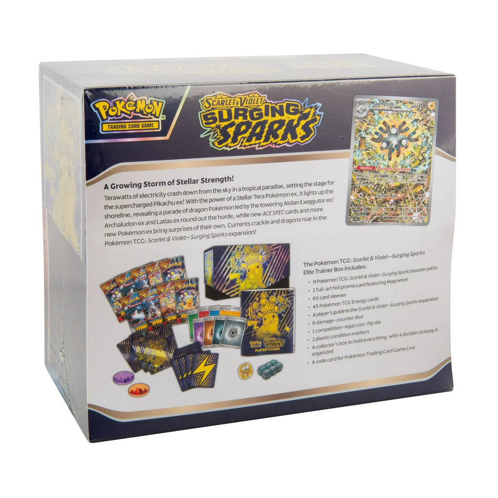 Pokémon Trading Card Games Scarlet & Violet 8 Surging Sparks Elite Trainer Box