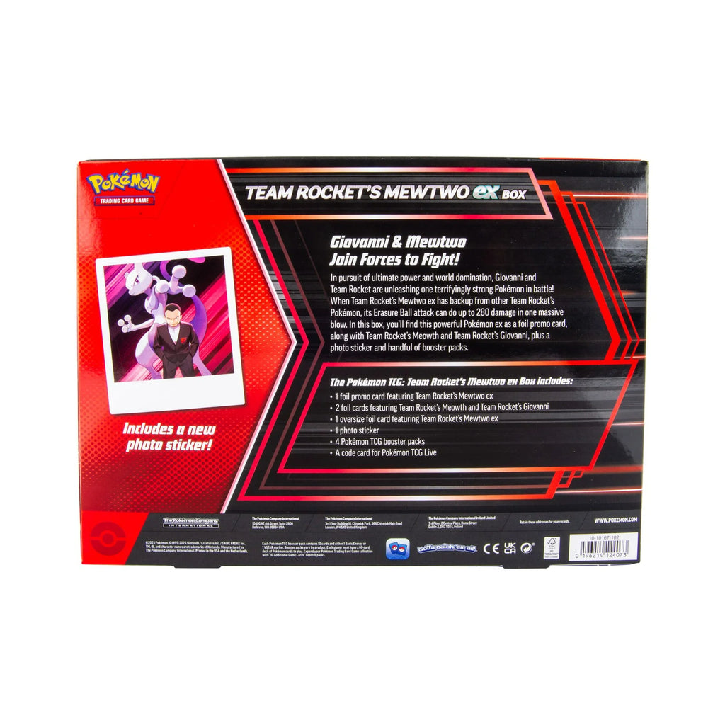 Pokémon Team Rockets Mewtwo ex Box