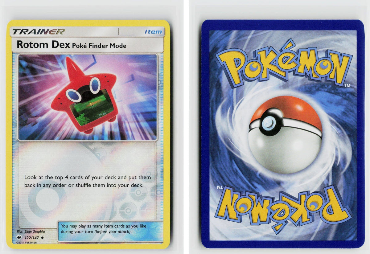 Front + Back scan | Near Mint / Ab-122 / Reverse Holofoil