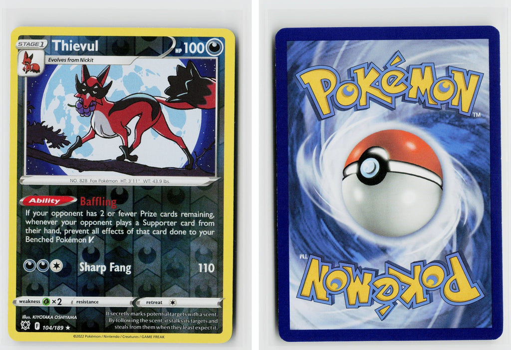Front + Back scan | Near Mint / Ab-107 / Reverse Holofoil