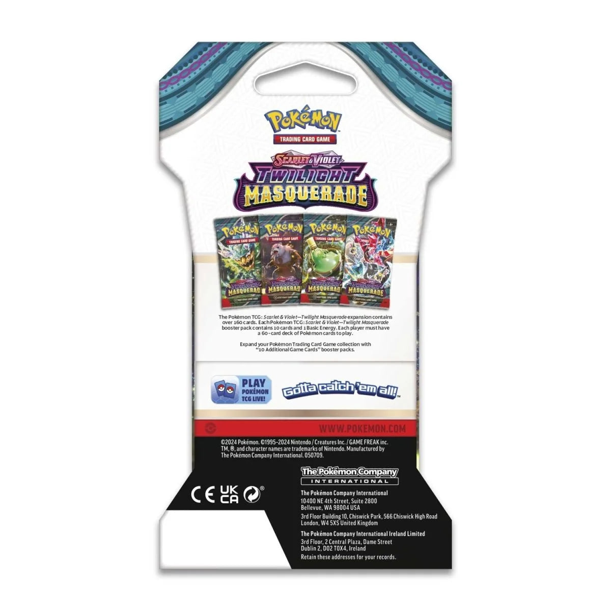 Pokémon TCG: Scarlet and Violet - Twilight Masquerade Sleeved Booster Pack